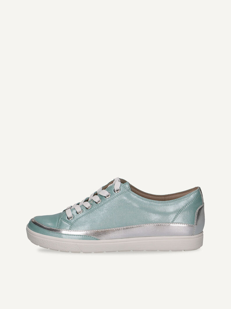Ledersneaker - türkis, TURQUOISE NAPL, hi-res