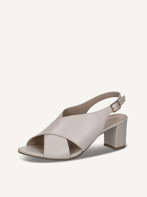 Heeled sandal, CREAM PERLATO, hi-res