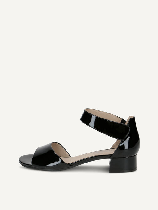 Sandale à talon, BLACK PATENT, hi-res
