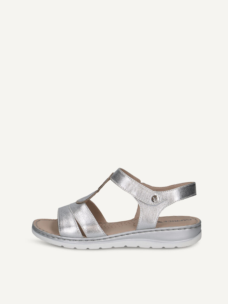 Sandalette, SILVER METAL., hi-res