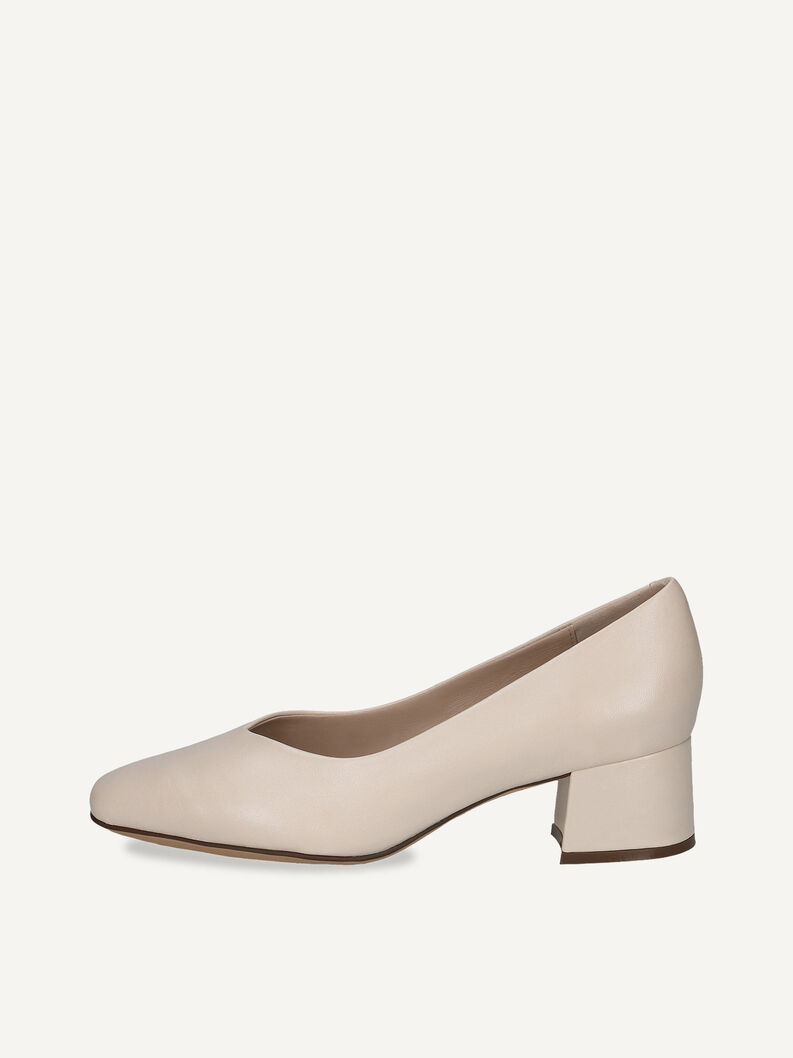Lederpumps - beige, CREAM PERLATO, hi-res