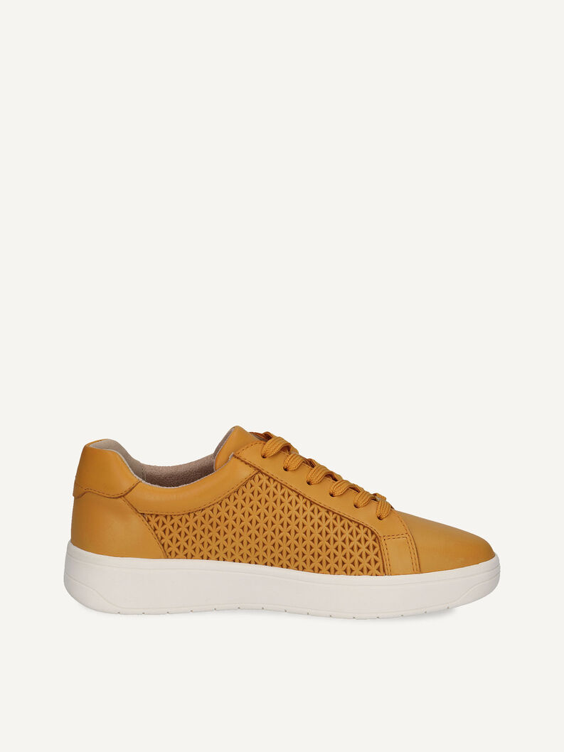 Ledersneaker - gelb, YELLOW NAPPA, hi-res