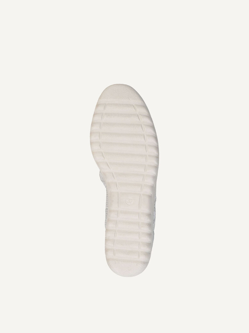 Lederballerina - silber, SILVER COMB, hi-res