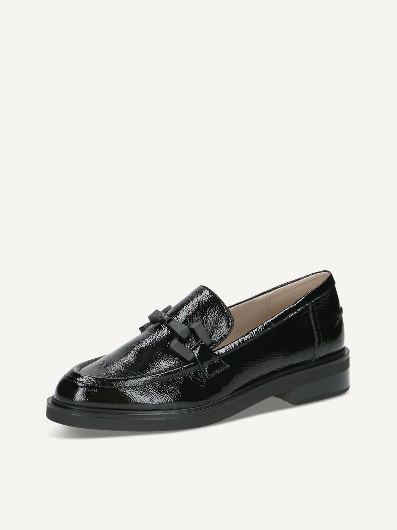 Lederslipper - schwarz, BLACK NAPLAK, hi-res