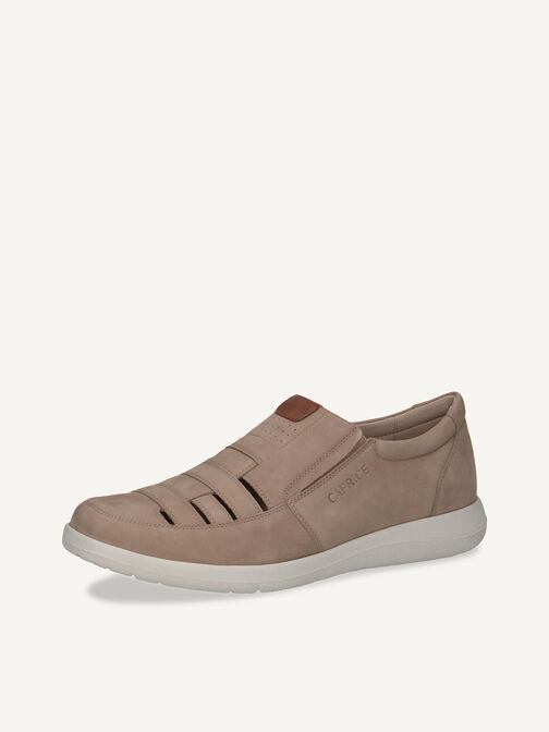 Lederslipper - beige, TAUPE COMB, hi-res