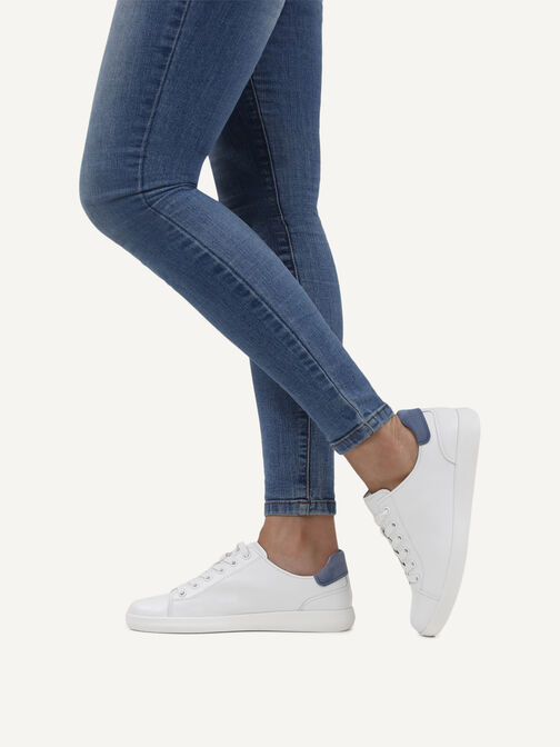 Sneaker, WHITE/LT.BLUE, hi-res