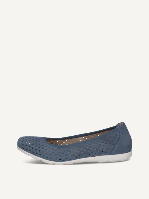 Ballerine, LT.BLUE SUEDE, hi-res