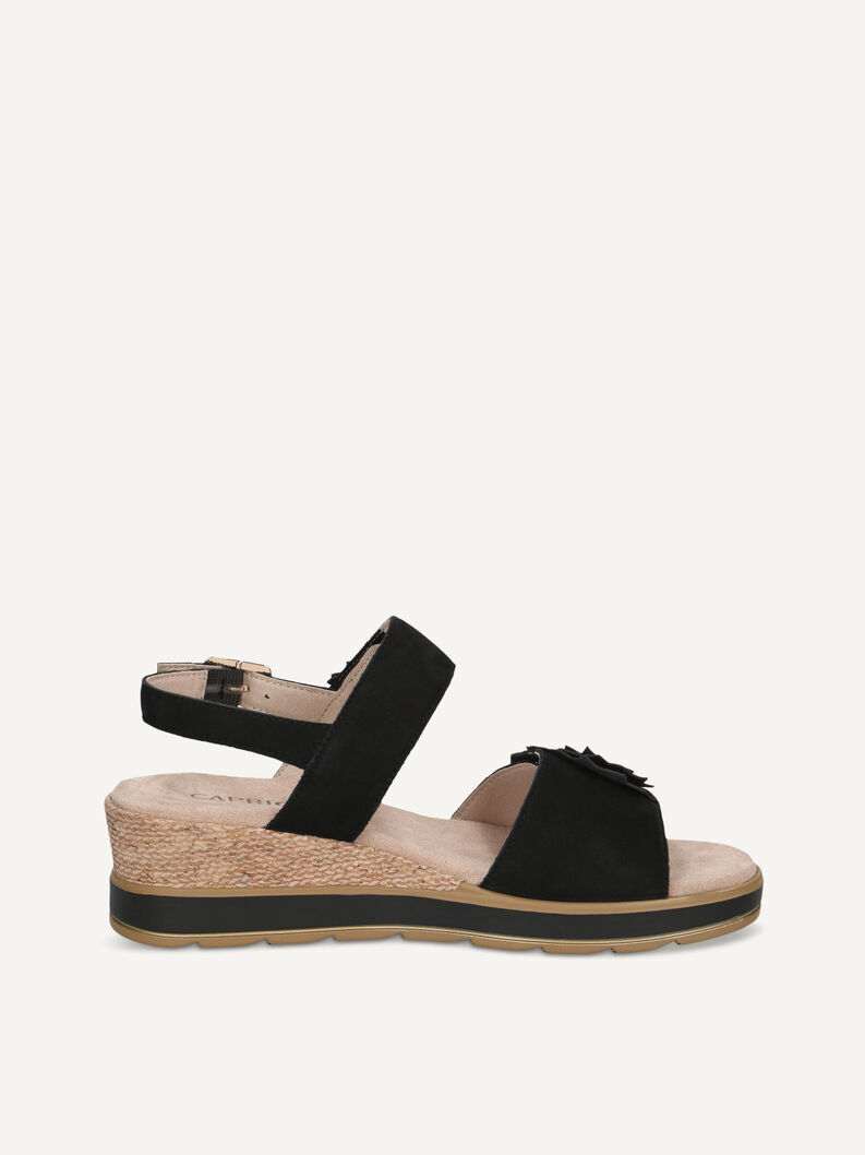 Sandale, BLACK NUBUC, hi-res