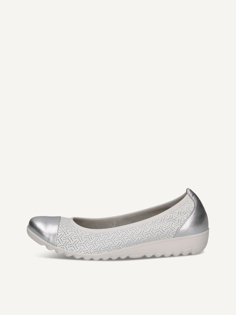 Ballerina, WHITE/SILVER, hi-res