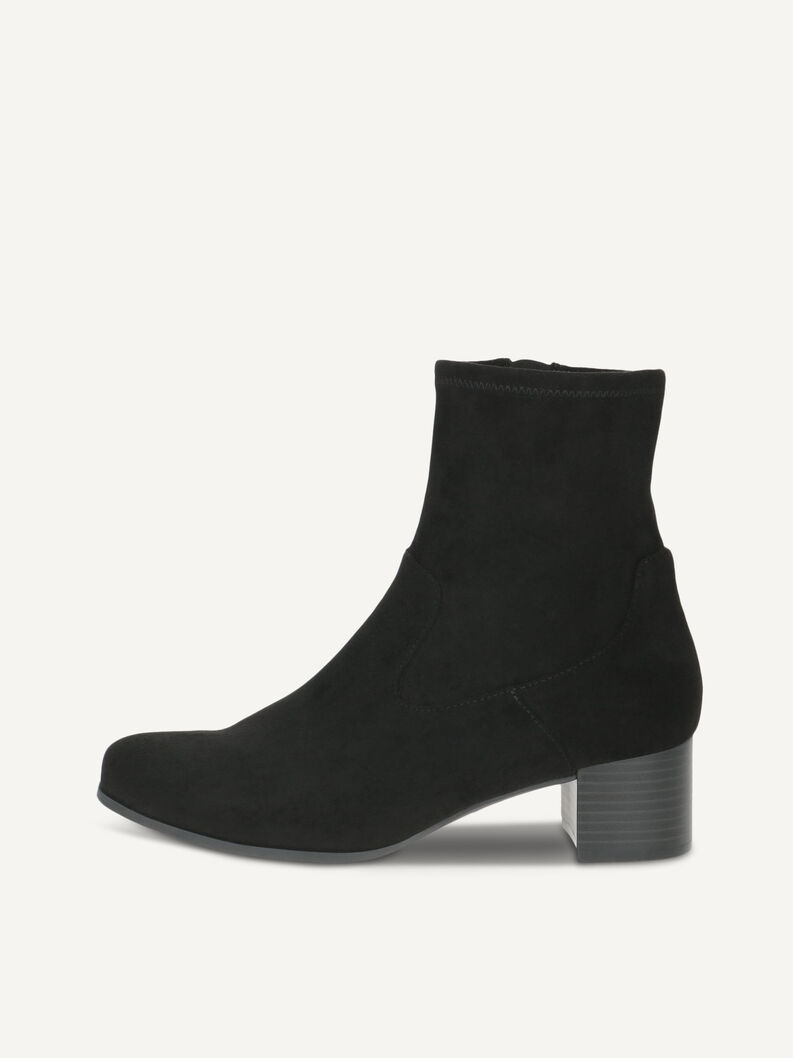 Stiefelette - schwarz, BLACK STRETCH, hi-res