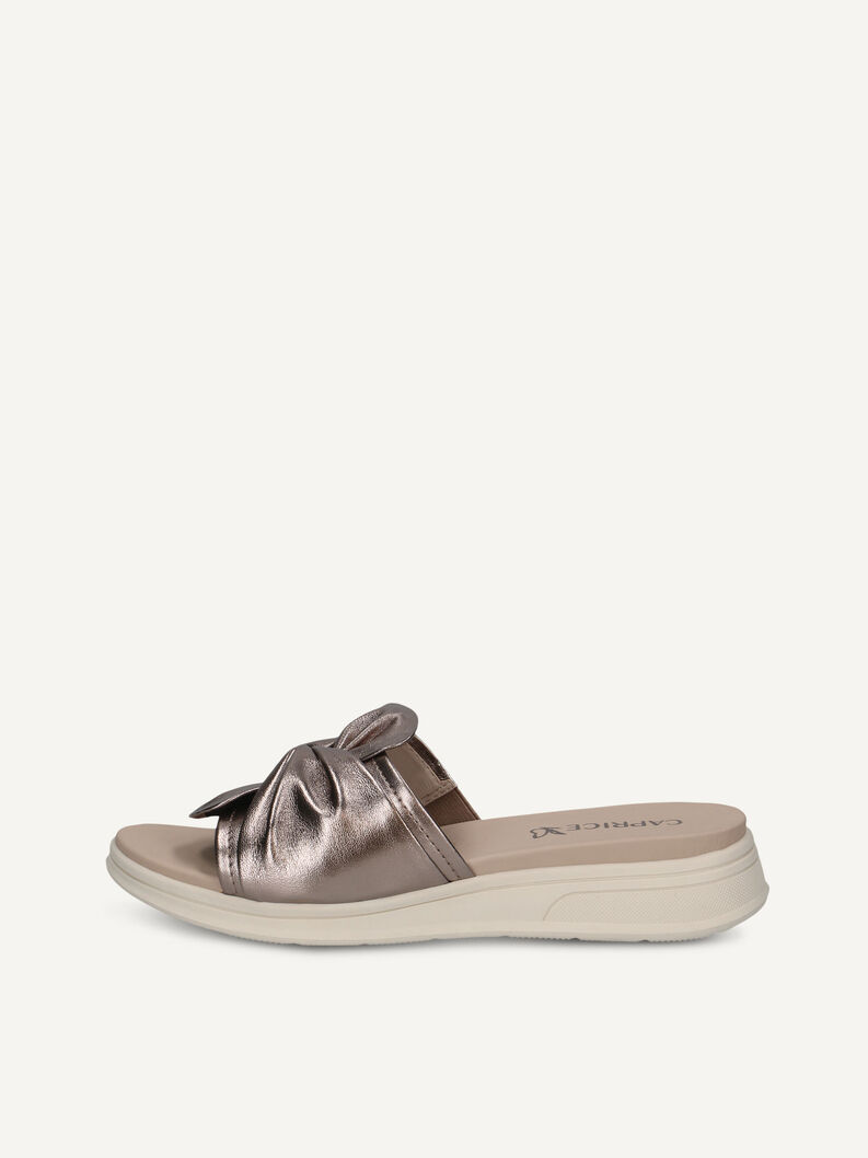 Pantolette, BROWN METALLIC, hi-res