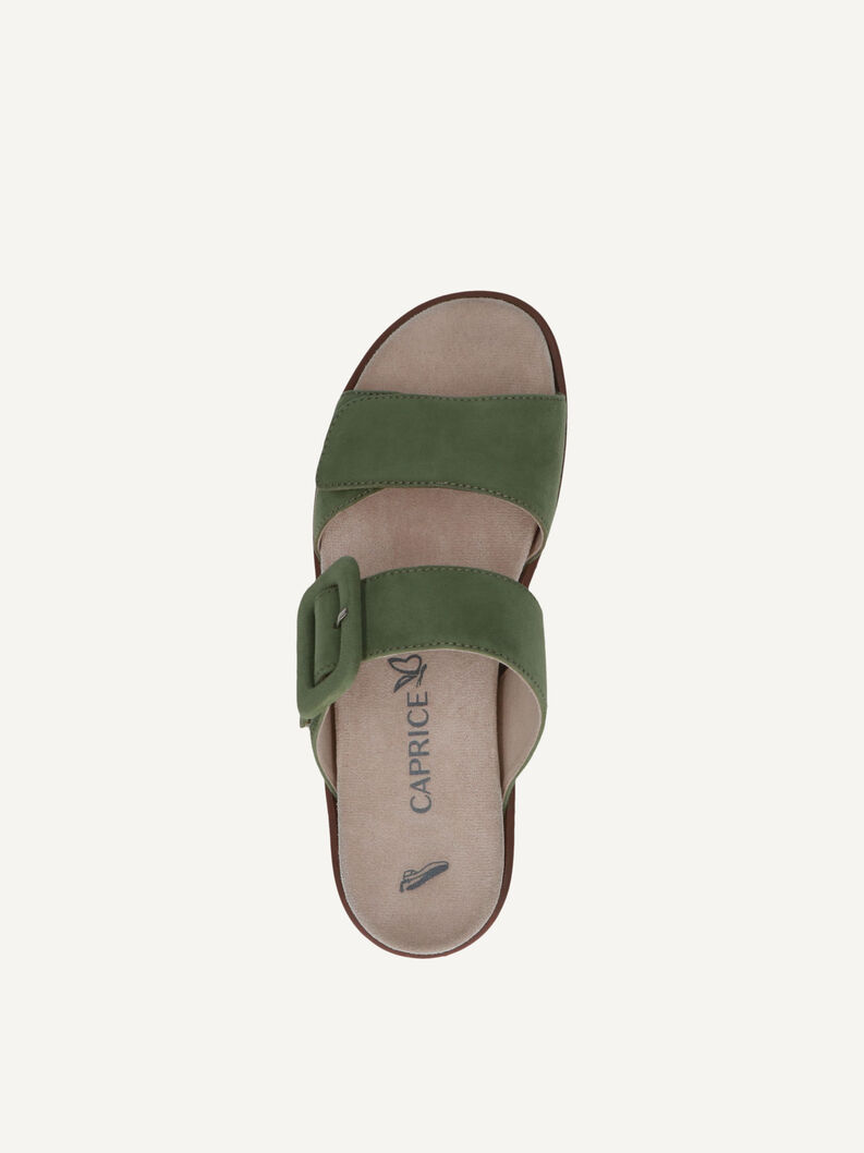 Slipper, GREEN SUEDE, hi-res