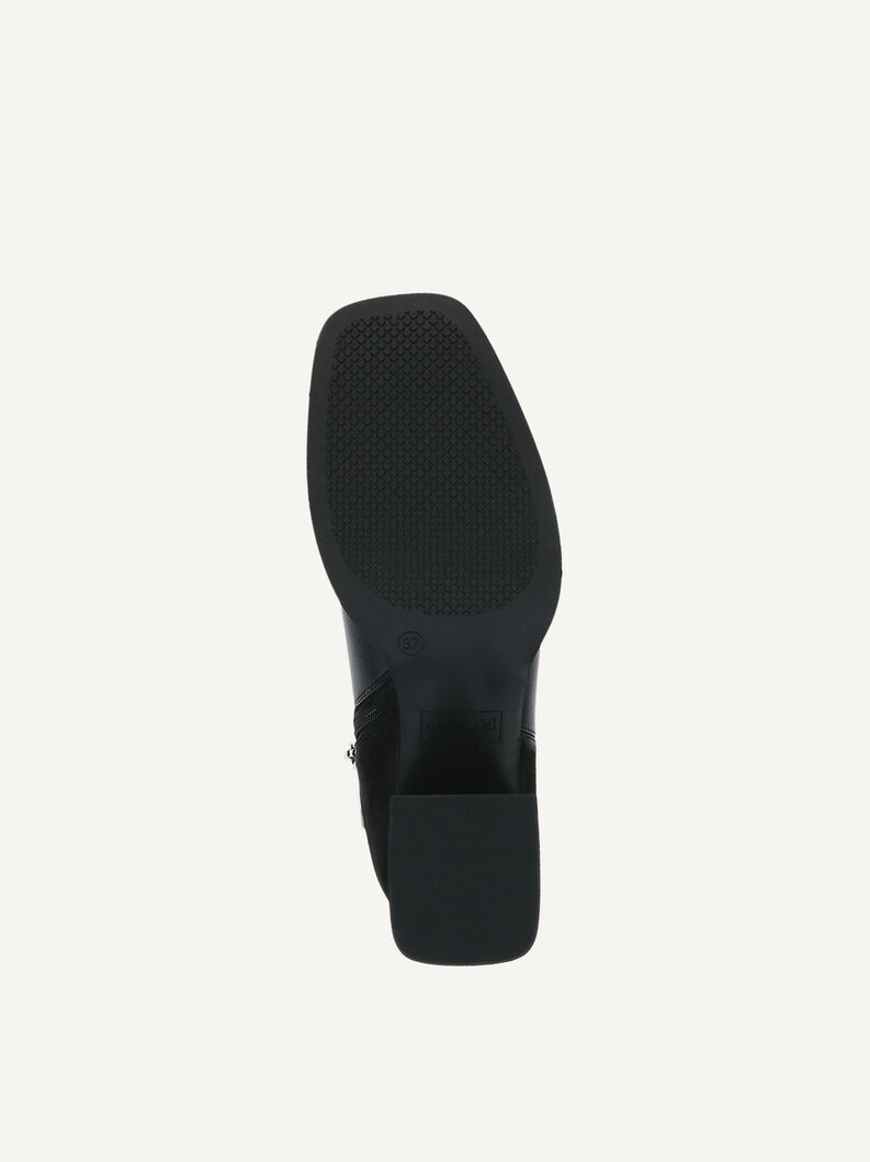 Lederstiefelette - schwarz, BLACK COMB, hi-res