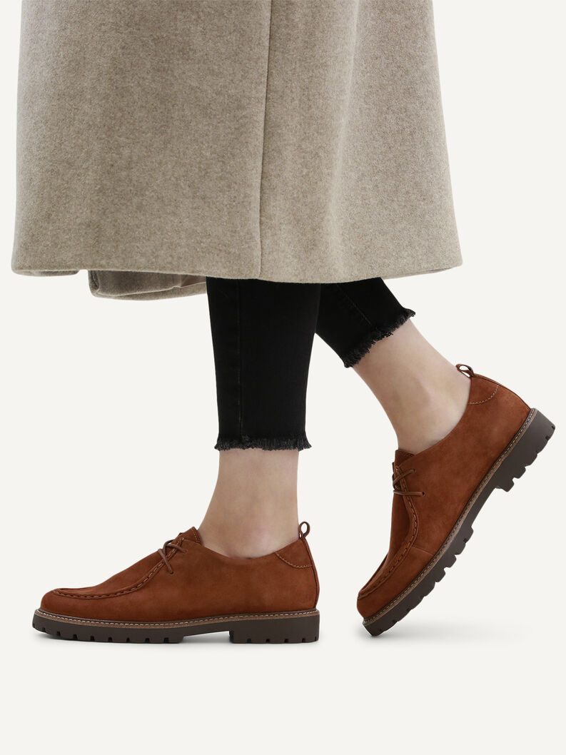 Halbschuh, COGNAC SUEDE, hi-res