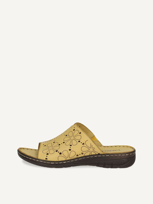 Pantolette, YELLOW NAPPA, hi-res