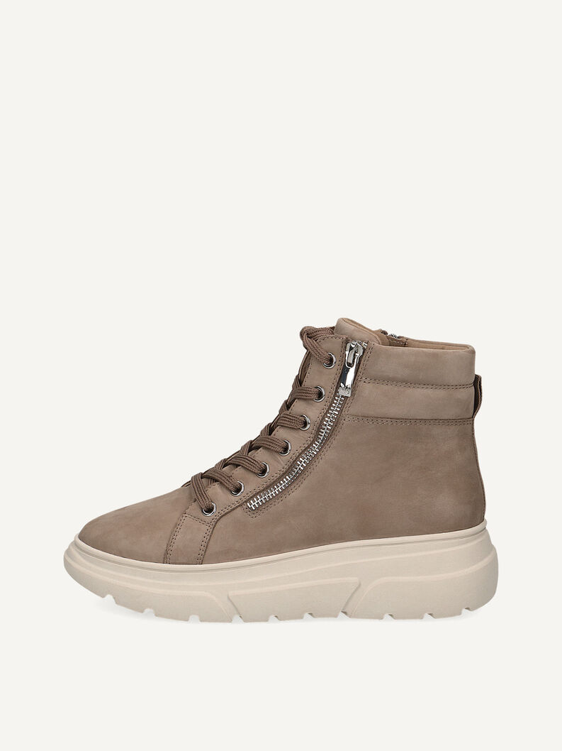 Lederstiefelette - braun, MUD NUBUC, hi-res