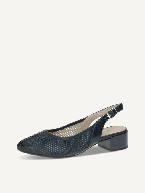 Slingpumps, NAVY PERLATO, hi-res