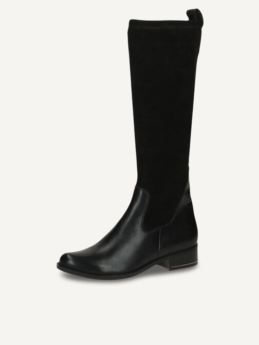 Bottes en cuir - noir, BLACK COMB, hi-res
