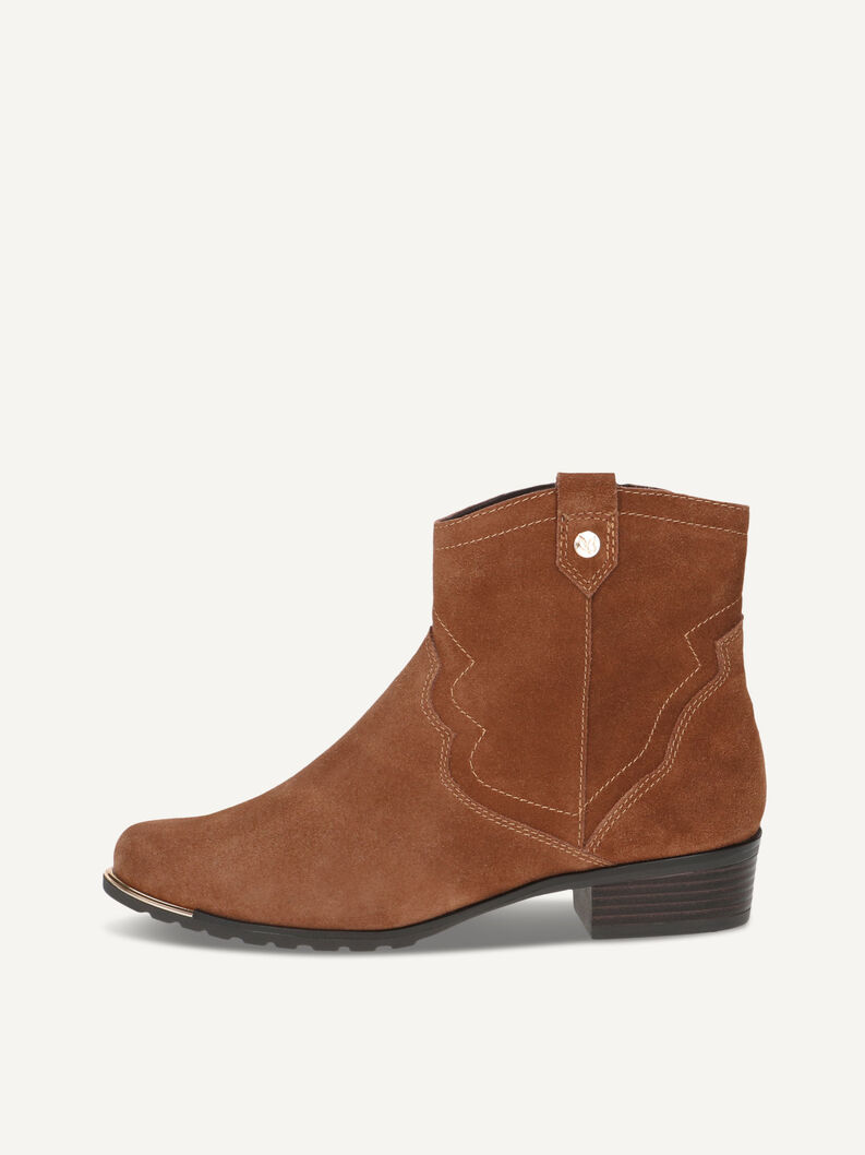 Stiefelette, COGNAC SUEDE, hi-res