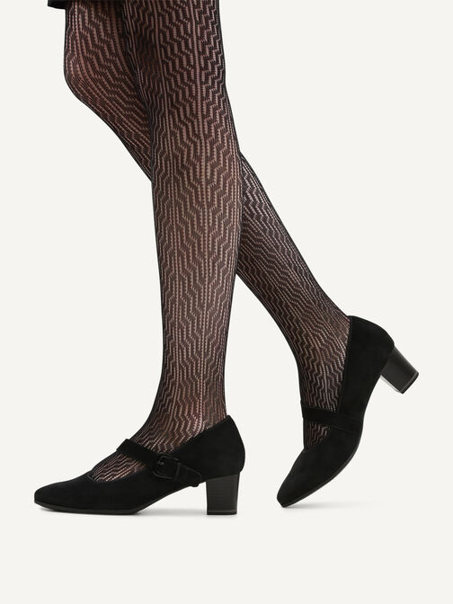 Escarpin, BLACK SUEDE, hi-res