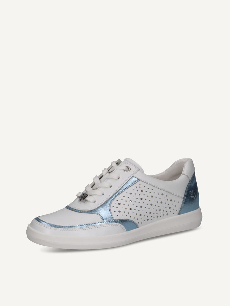 Sneaker, WHITE/LT.BLUE, hi-res