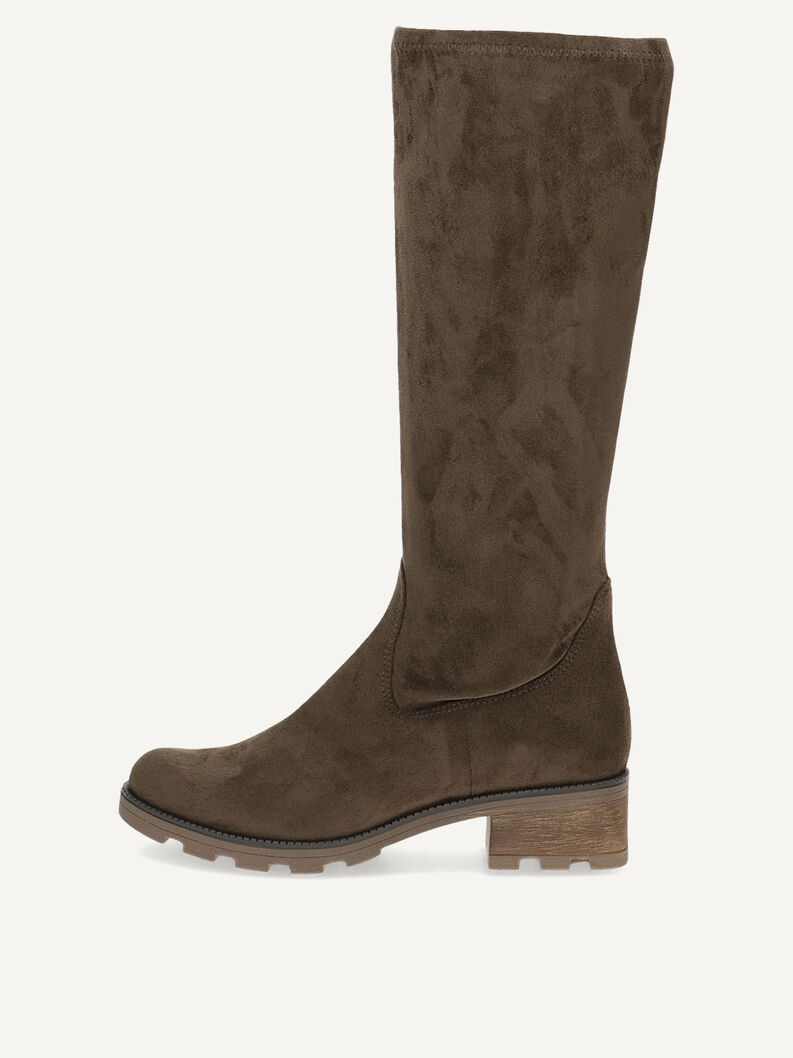 Stiefel - grün, KHAKI STRETCH, hi-res