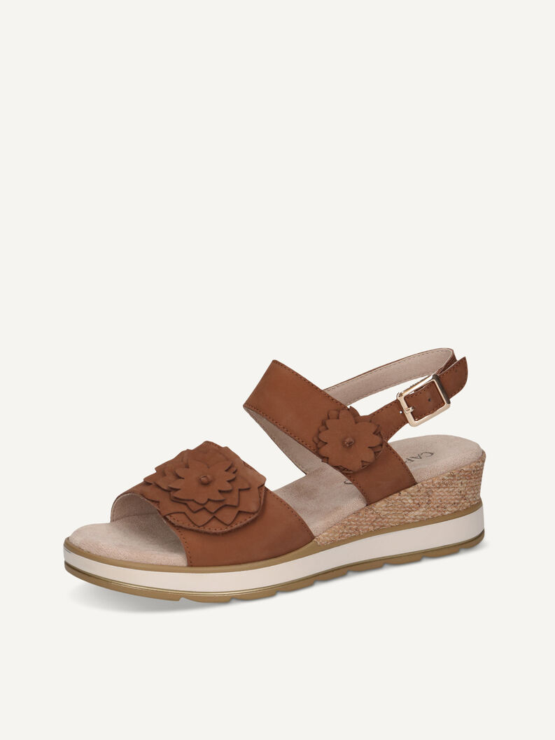 Sandale, COGNAC NUBUC, hi-res