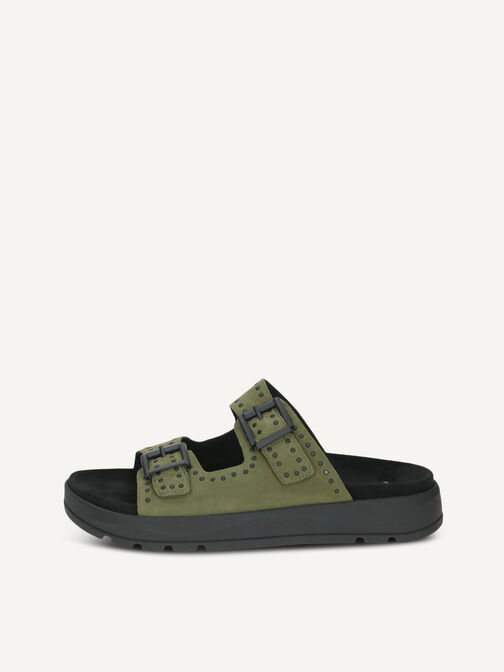 Pantolette, KHAKI SUEDE, hi-res