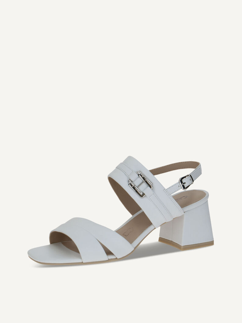 Sandalette, WHITE NAPPA, hi-res