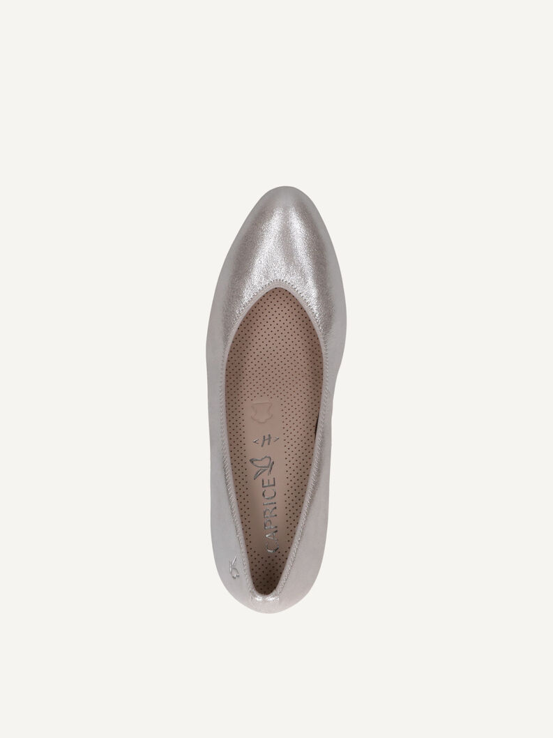 Pumps, TAUPE METALLIC, hi-res