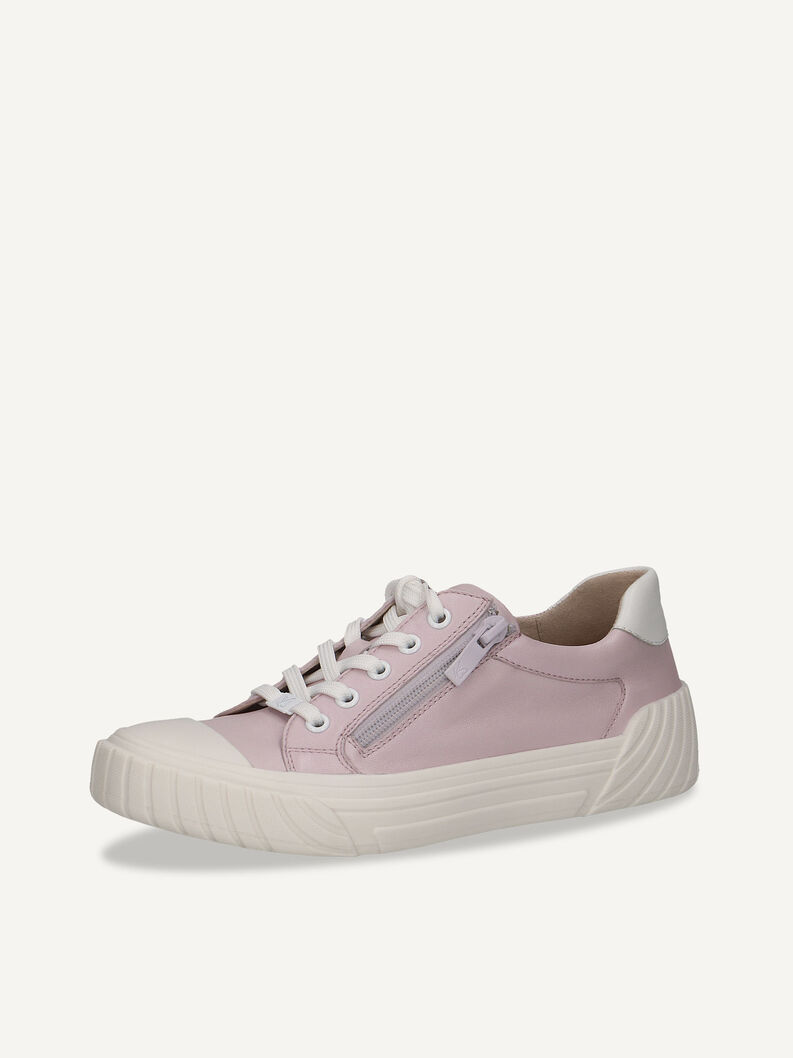 Ledersneaker - lila, LT.PURPLE COMB, hi-res