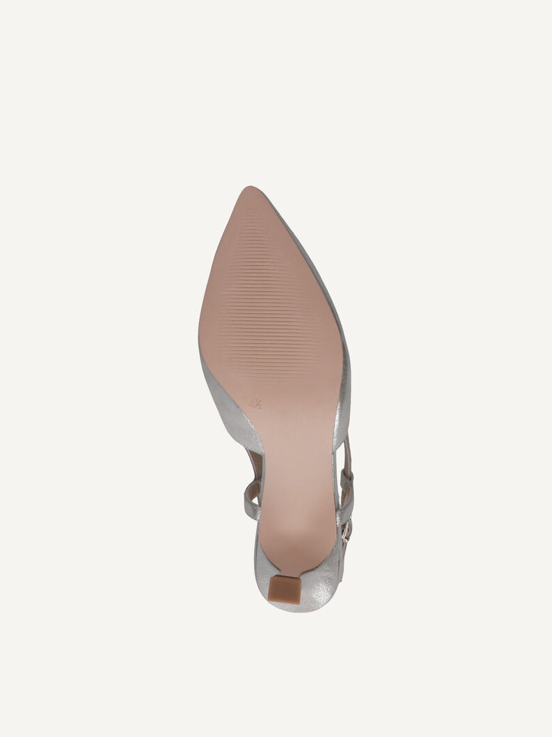 Scarpe con cinturino alla caviglia, SILVER, hi-res