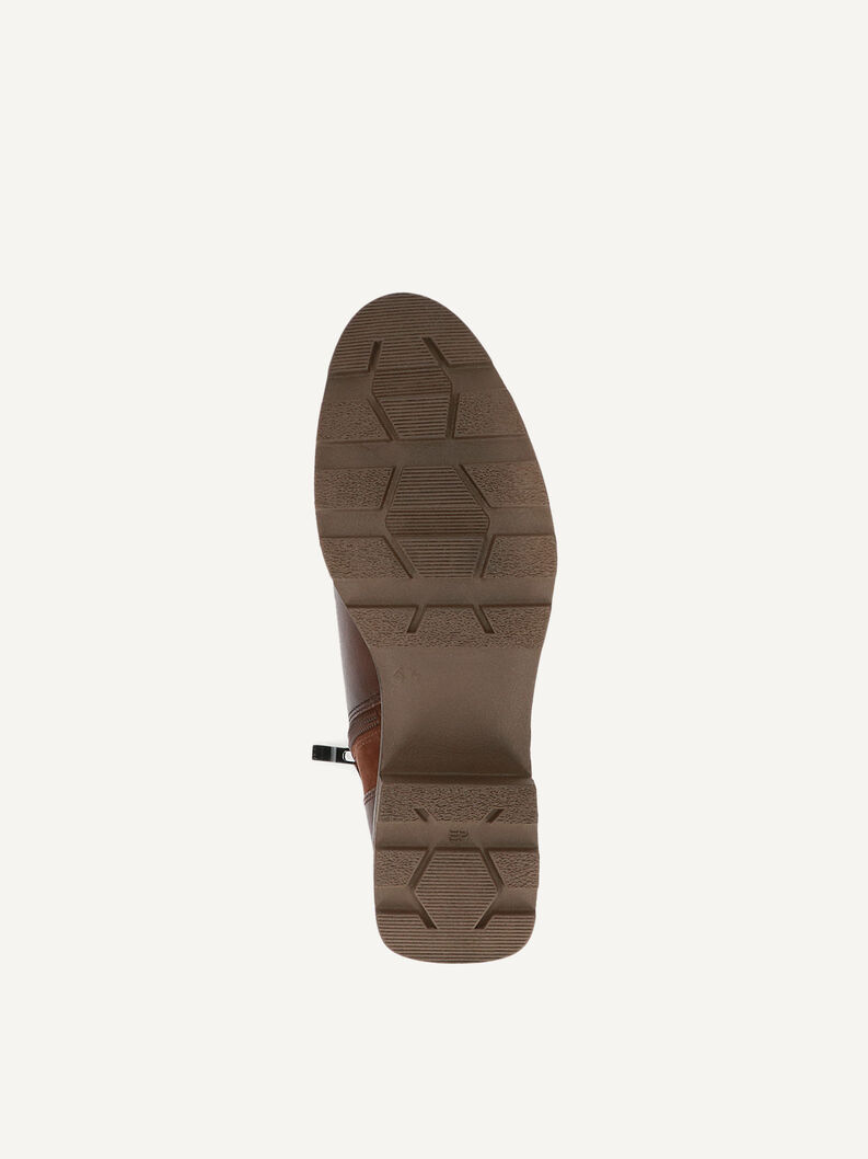 Lederstiefelette - braun, COGNAC COMB, hi-res