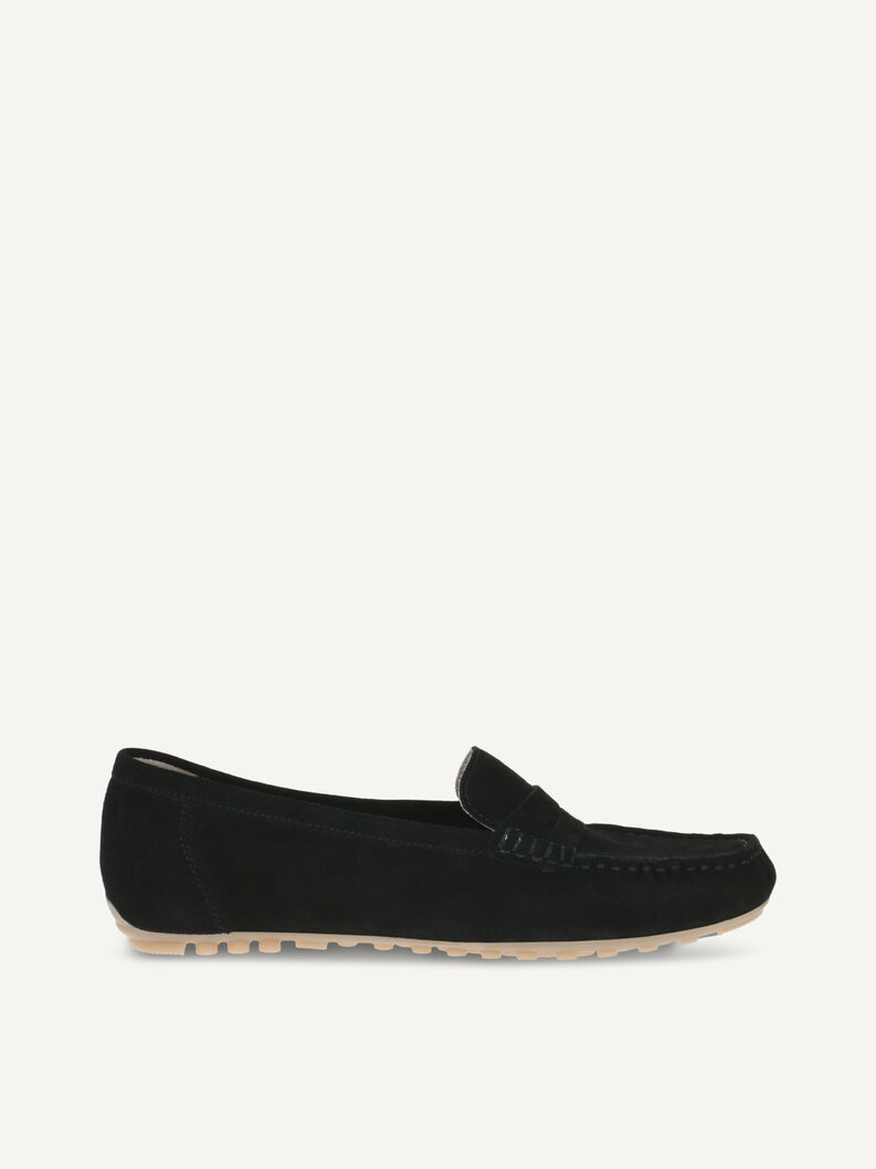 Moccassin, BLK DEER SUEDE, hi-res
