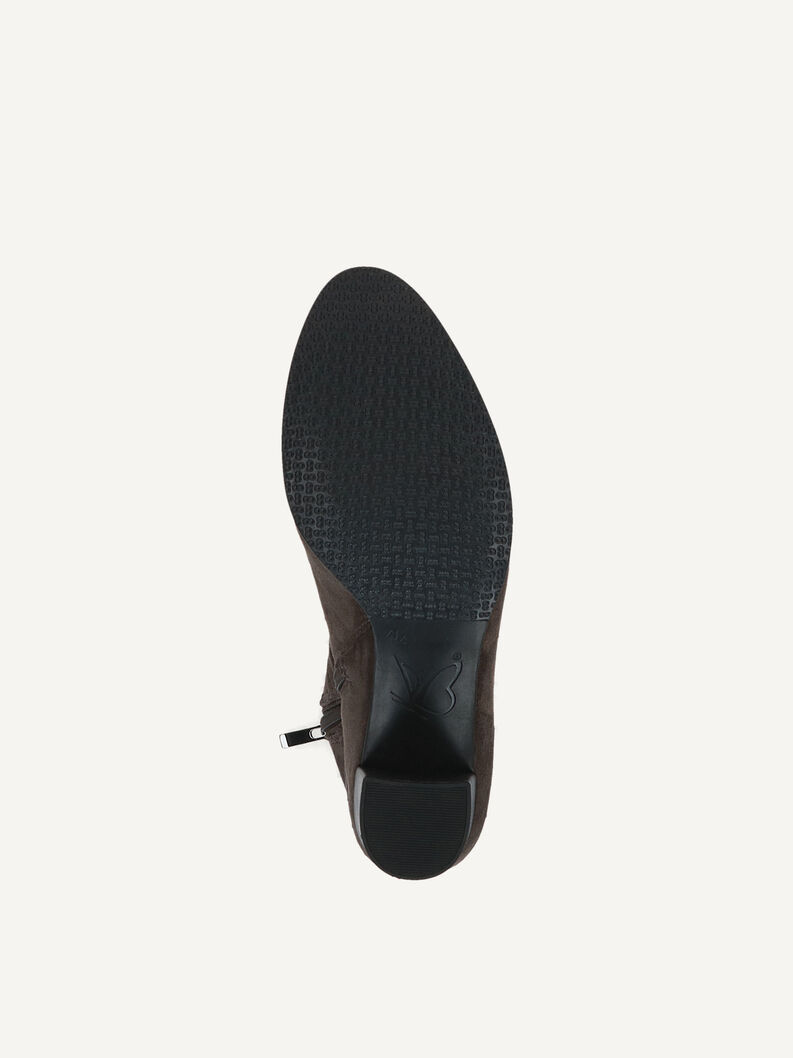 Lederstiefelette - grau, STONE SUEDE, hi-res