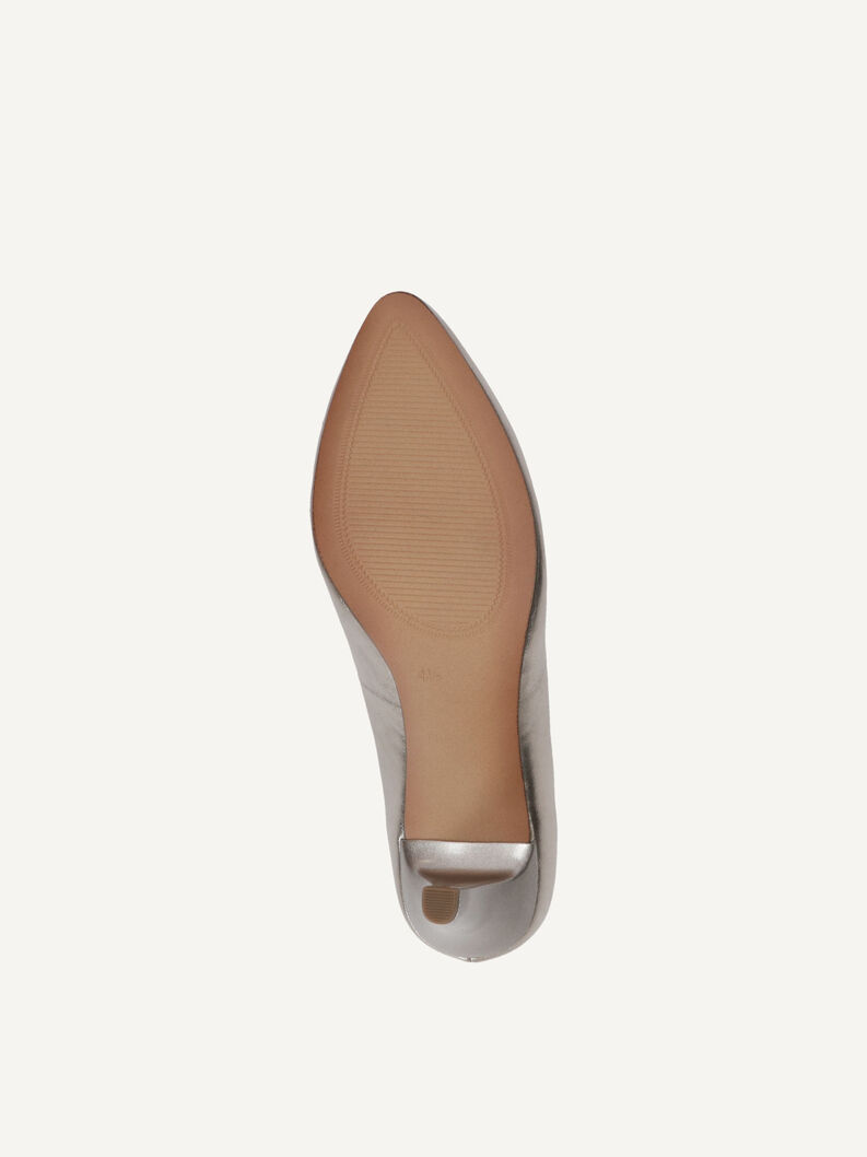 Pumps, TAUPE METALLIC, hi-res