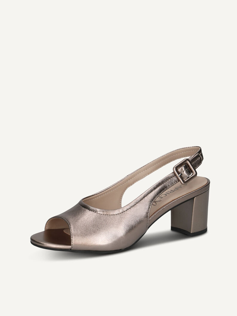 Sandalette, BROWN METALLIC, hi-res