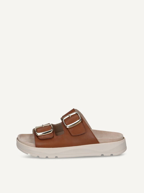 Pantolette, COGNAC NAPPA, hi-res