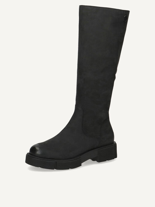 Lederstiefel - schwarz, BLACK NUBUC, hi-res