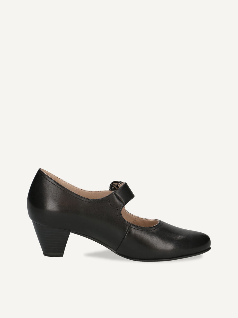 Lederpumps - schwarz, BLACK NAPPA, hi-res