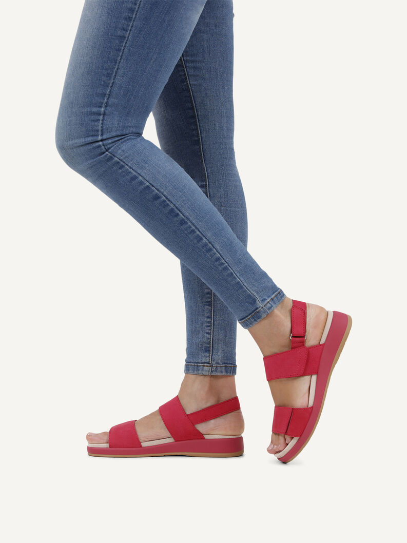 Sandale, PINK NUBUC, hi-res