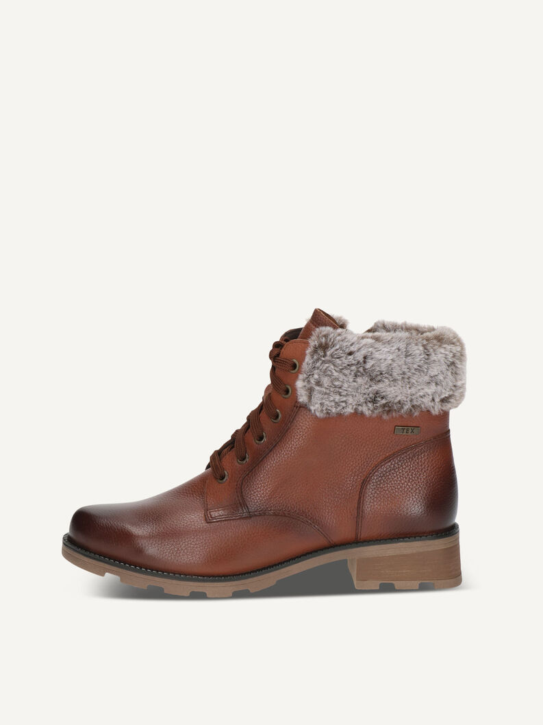 Lederstiefelette - braun Warmfutter, COGNAC NAPPA, hi-res