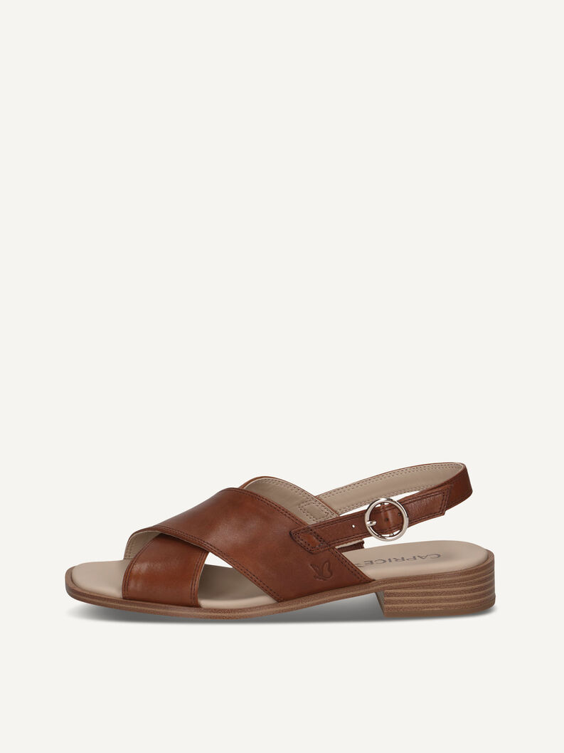 Sandalo, COGNAC NAPPA, hi-res