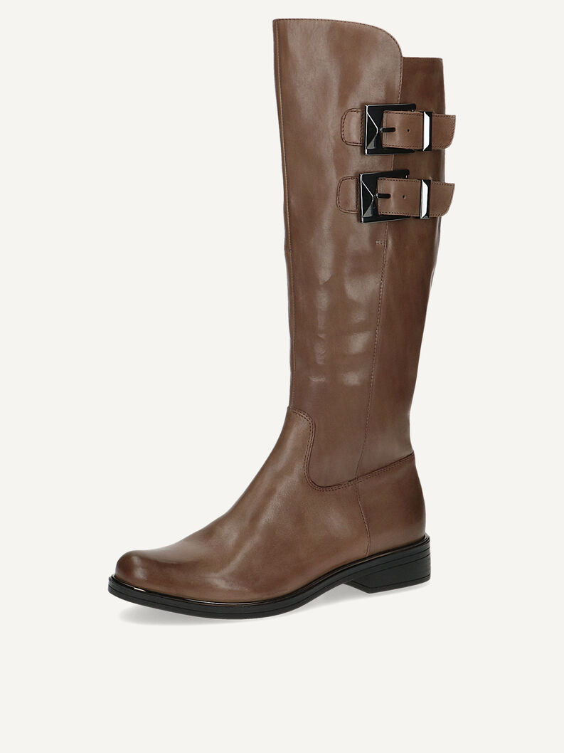 Lederstiefel - braun, TAUPE NAPPA, hi-res