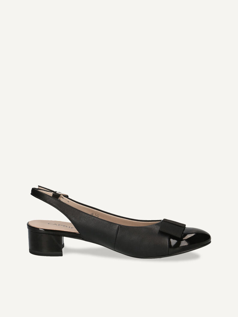 Slingpumps - schwarz, BLACK COMB, hi-res