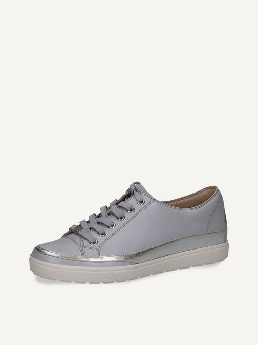 Basket en cuir - bleu, LT.BLUE PERL, hi-res