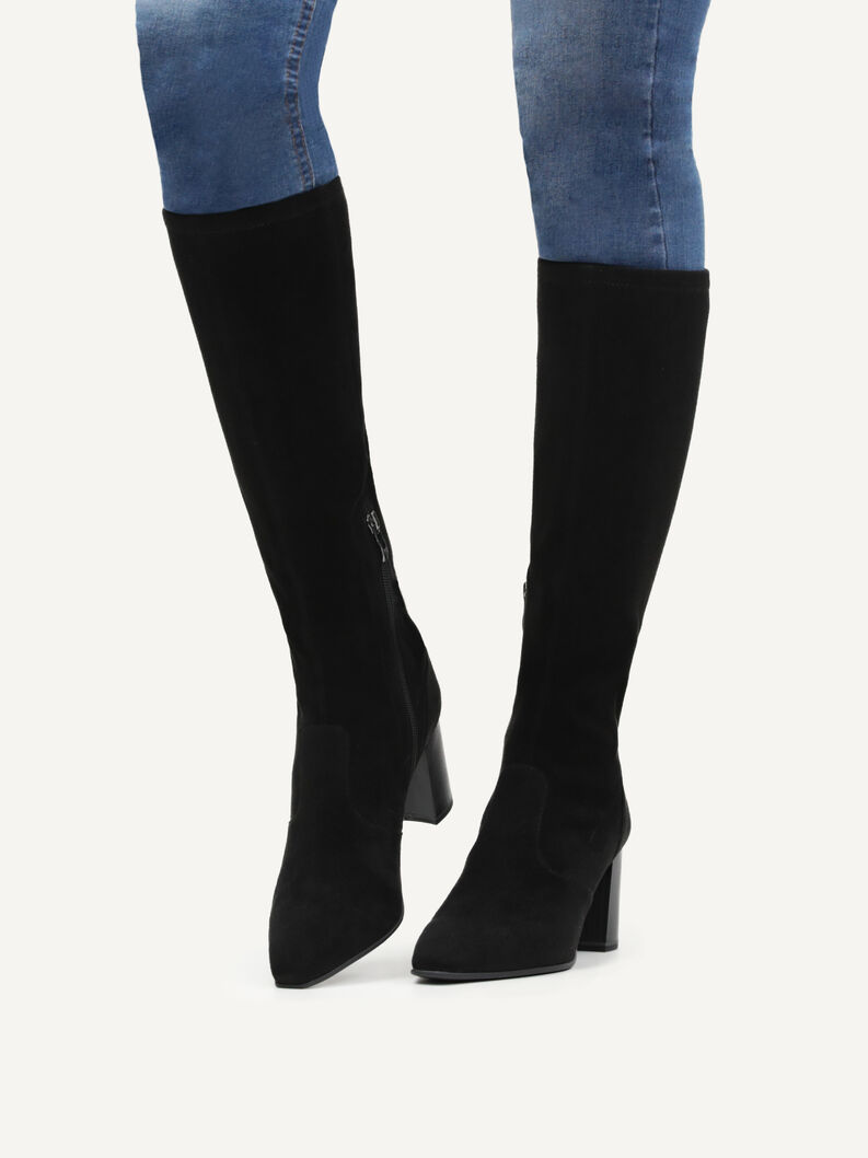 Stiefel - schwarz, BLACK STRETCH, hi-res