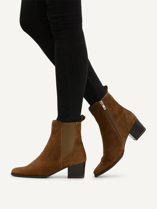 Stiefelette, BROWN SUEDE, hi-res