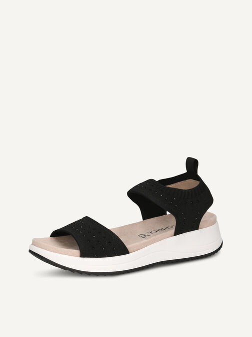 Sandale, BLACK KNIT, hi-res