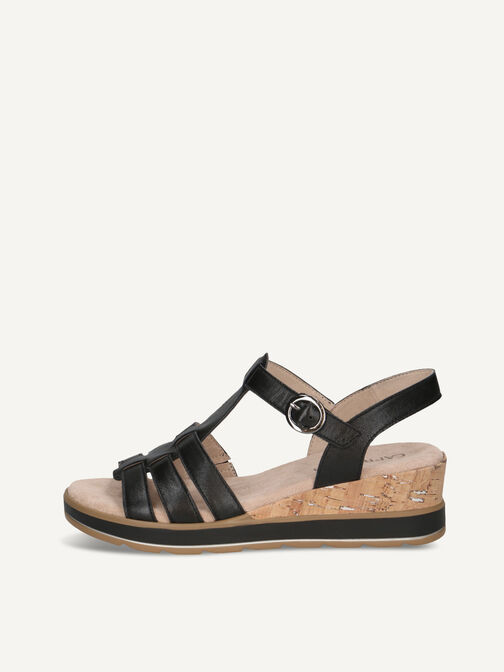 Heeled sandal, BLACK NAPPA, hi-res